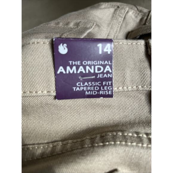 Gloria Vanderbilt Women Jeans Amanda 14 Heritage Classic Rise Slimming Effect - Picture 3 of 6